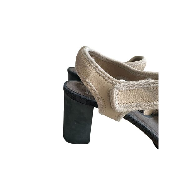 CAMPER Blue Tan Ankle Strap Sandals Heels Size 39 / US 9 - Picture 9 of 9